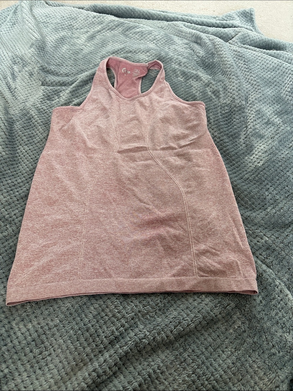 ZYIA Seamless Racerback Tank - Dusty Mauve